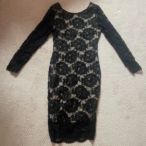 Black Lace cocktail dress